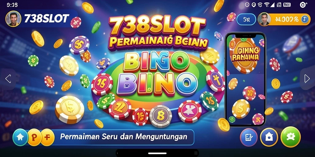 Tampilan gameplay seru di 738SLOT dengan berbagai tema Bingo.