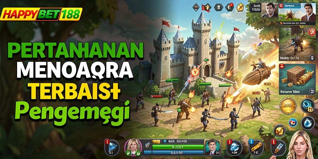 Screenshot gameplay Tower Defense yang menarik dan penuh aksi.