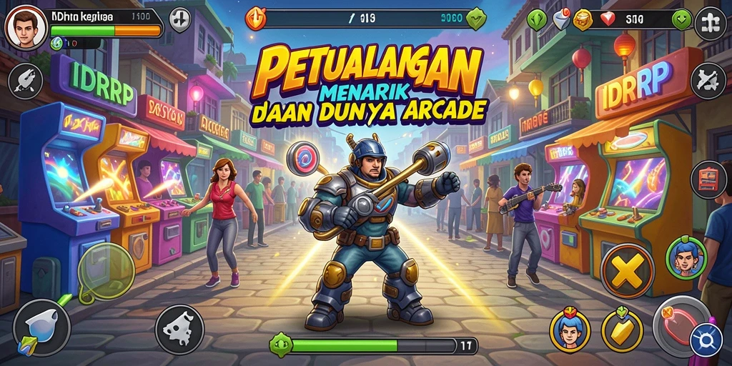 Menampilkan gameplay seru dan menantang dari IDRRP dalam suasana Arcade.