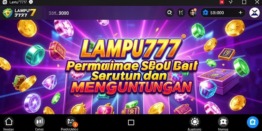 Tampilan gameplay menarik dari LAMPU777 yang siap menghibur.