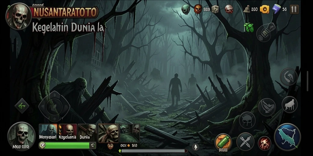 Gameplay menegangkan NUSANTARATOTO yang mencekam.