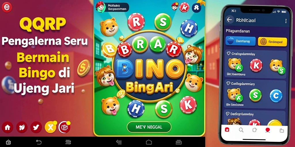 Tampilan menarik gameplay Bingo di QQRP.