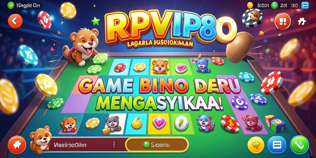 Screenshot gameplay RPVIP8 menampilkan suasana permainan Bingo yang seru.