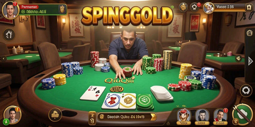 Tampilan menarik dari gameplay SPINGOLD yang seru.