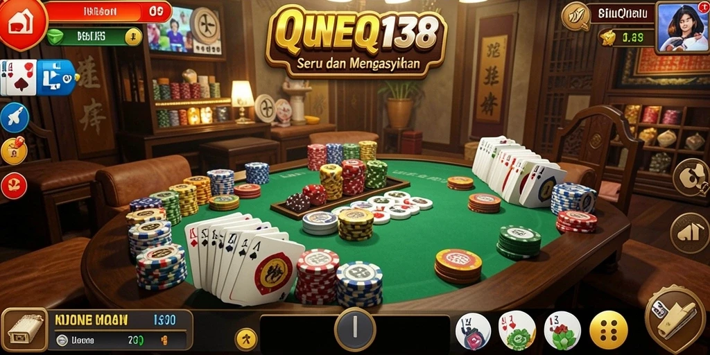 Gameplay seru dari SUNEO138 dengan kartu QiuQiu.