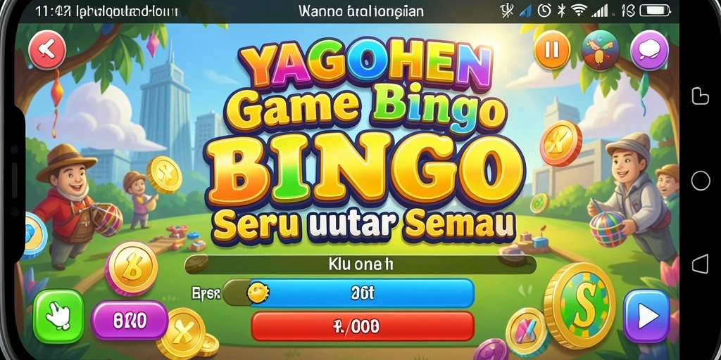 Tampilan game Bingo YAGAOHEN yang menarik dan interaktif.
